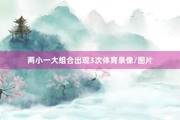 两小一大组合出现3次体育录像/图片
