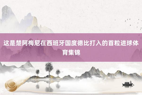 这是楚阿梅尼在西班牙国度德比打入的首粒进球体育集锦