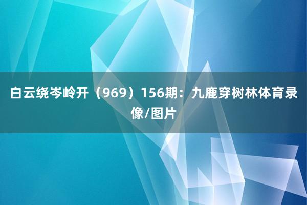 白云绕岑岭开(969) 156期:九鹿穿树林体育录像/图片