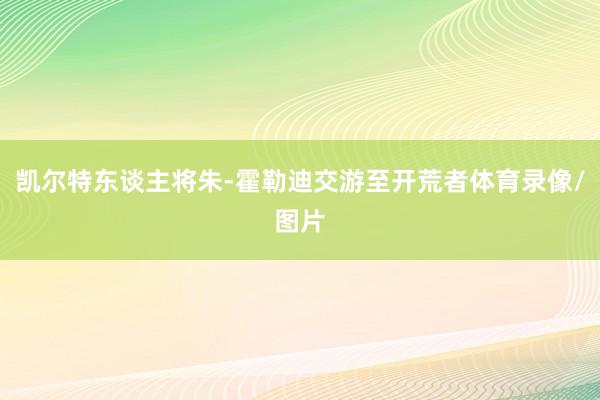 凯尔特东谈主将朱-霍勒迪交游至开荒者体育录像/图片