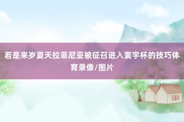 若是来岁夏天拉菲尼亚被征召进入寰宇杯的技巧体育录像/图片