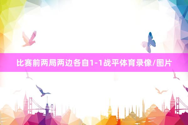 比赛前两局两边各自1-1战平体育录像/图片