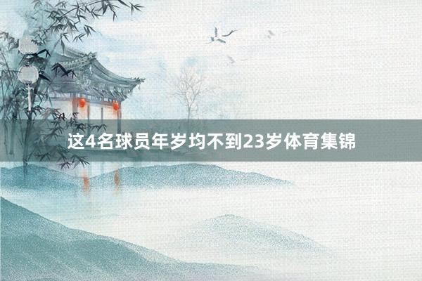 这4名球员年岁均不到23岁体育集锦