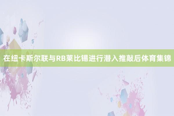 在纽卡斯尔联与RB莱比锡进行潜入推敲后体育集锦