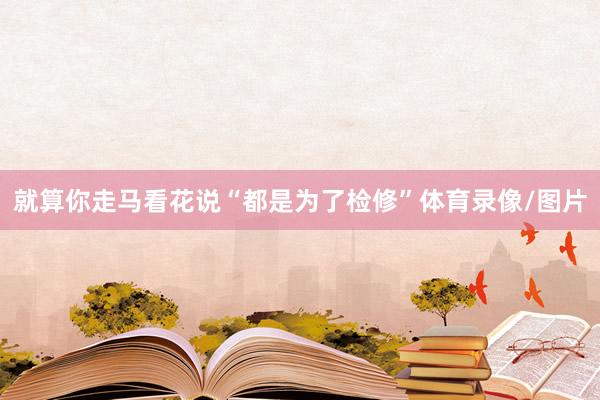 就算你走马看花说“都是为了检修”体育录像/图片
