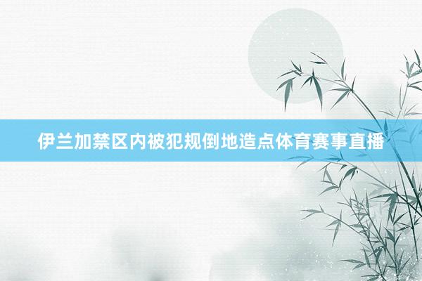 伊兰加禁区内被犯规倒地造点体育赛事直播