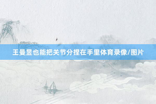 王曼昱也能把关节分捏在手里体育录像/图片