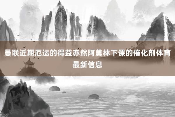 曼联近期厄运的得益亦然阿莫林下课的催化剂体育最新信息
