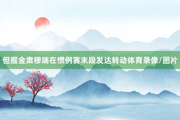 但掘金肃穆端在惯例赛末段发达转动体育录像/图片