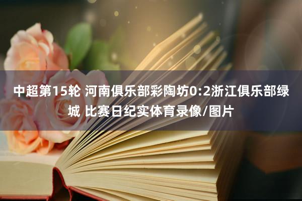 中超第15轮 河南俱乐部彩陶坊0:2浙江俱乐部绿城 比赛日纪实体育录像/图片