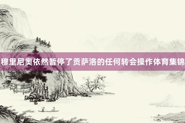 穆里尼奥依然暂停了贡萨洛的任何转会操作体育集锦